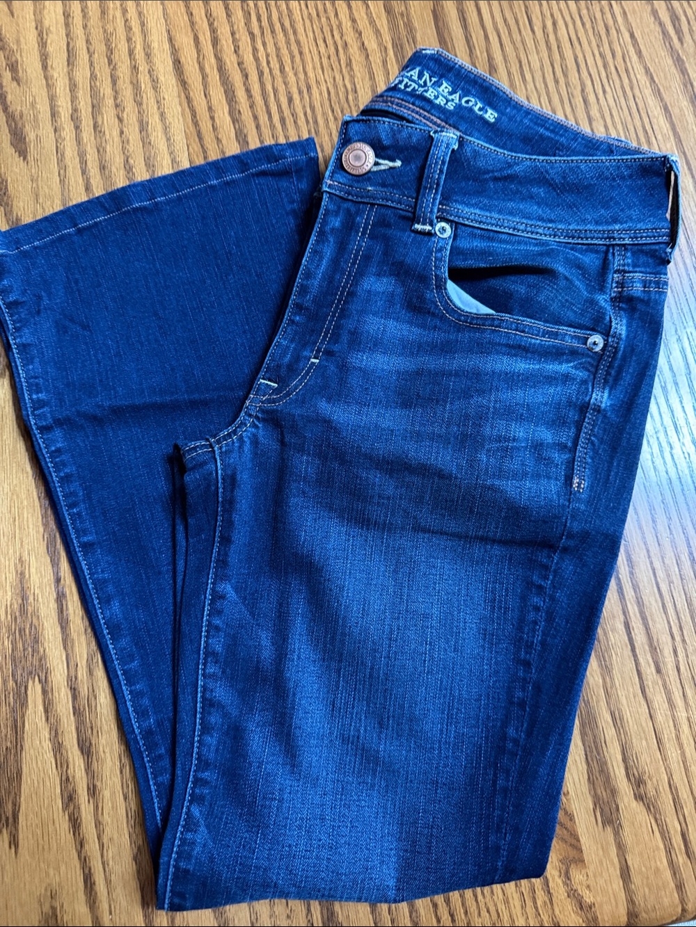American Eagle Outfitters Women’s Deep Indigo Bootcut Jeans